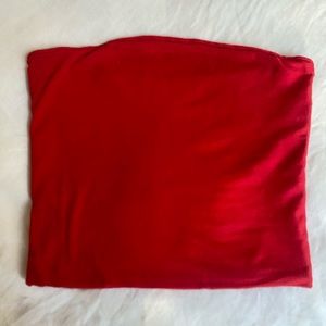 Brandy Melville Red Tube Top
